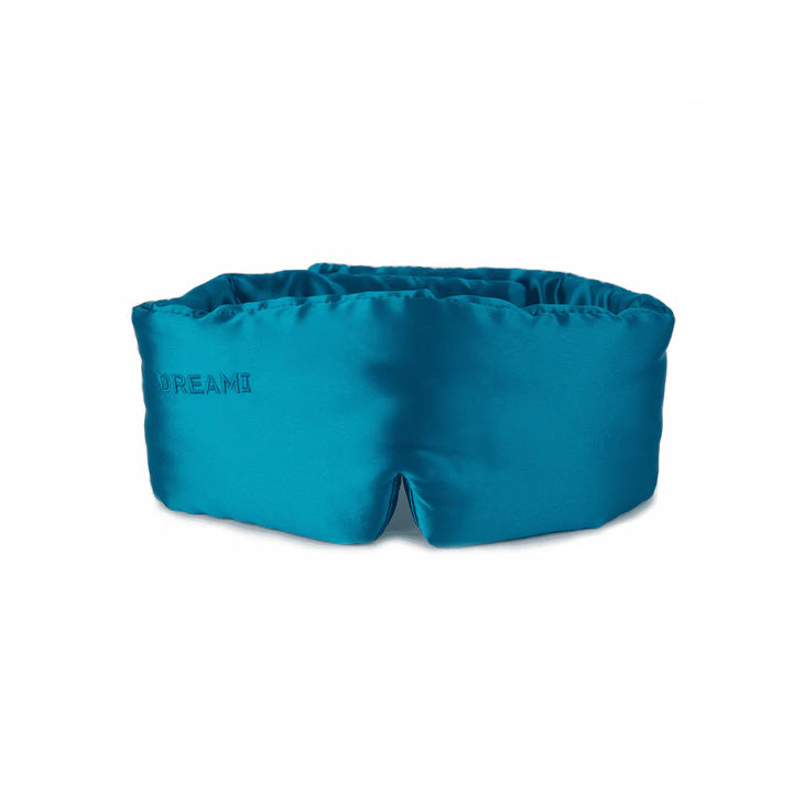 Silk Sleep Mask - Malachite Blue